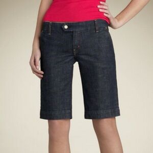 Citizens of Humanity Bermuda Denim Jean Shorts Dark Wash Size 26